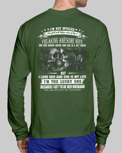 Load image into Gallery viewer, Amazing Gift For Husband She Love Me So Much Skull Unisex Long Sleeve