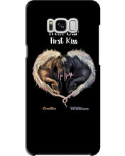 Load image into Gallery viewer, Horses From Our First Kiss Custom Name Gift For Girlfriend Phone case