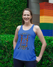 Load image into Gallery viewer, Gift For Autism Angel Grandma I Used To Be His Angel Now He's Mine Ladies Flowy Tank