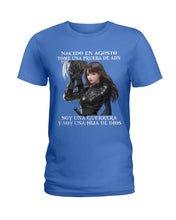 Load image into Gallery viewer, Nacido En Agosto Tome Una Pruera De Ad Birthday Gift Ladies Tee
