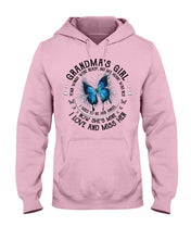Load image into Gallery viewer, Blue Butterfly Gift For Angel Grandma Your Wings Were Ready Hoodie