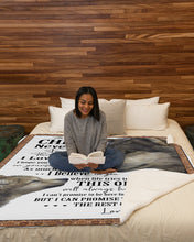 Load image into Gallery viewer, Mom Gift For Son Wolves The Rest Of Mine Sherpa Blanket