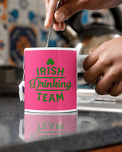 Load image into Gallery viewer, Irsih Drinking Team Green Shamrock St Patrick's Day Mug
