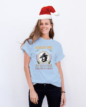 Load image into Gallery viewer, Birthday Gift For August Girl The Soul Of A Witch Guys Tee