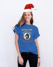 Load image into Gallery viewer, Birthday Gift For August Girl The Soul Of A Witch Guys Tee
