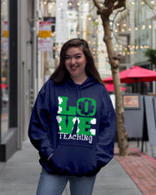 Load image into Gallery viewer, Teaching Love Clover St Patrick's Day Gift Hoodie