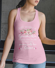 Load image into Gallery viewer, Just When A Grandmother Thinks Her Work Is Finished Ladies Flowy Tank