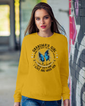 Load image into Gallery viewer, Blue Butterfly Gift For Angel Grandma Your Wings Were Ready Sweatshirt