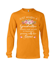 Load image into Gallery viewer, Just When A Grandmother Thinks Her Work Is Finished Unisex Long Sleeve