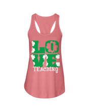 Load image into Gallery viewer, Teaching Love Clover St Patrick's Day Gift Ladies Flowy Tank