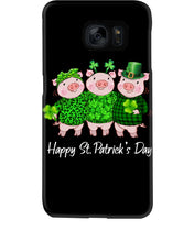 Load image into Gallery viewer, Pig Wear Plaid Shirt And Top Hat St Patrick's Day Gift Phone case