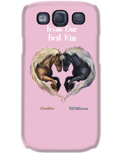 Load image into Gallery viewer, Horses From Our First Kiss Custom Name Gift For Girlfriend Phone case