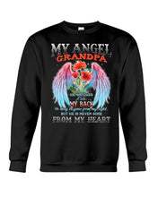 Load image into Gallery viewer, My Angel Grandpa Who Watched Over My Back Sweatshirt
