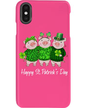 Load image into Gallery viewer, Pig Wear Plaid Shirt And Top Hat St Patrick's Day Gift Phone case