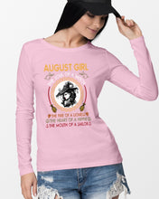 Load image into Gallery viewer, Birthday Gift For August Girl The Soul Of A Witch Unisex Long Sleeve