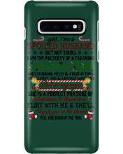 Load image into Gallery viewer, Perfect Gift For Husband Christmas Punch You In The Threat Phone case