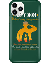 Load image into Gallery viewer, Son Gift For Navy Mom Behind Every Strong Soldier Phone case