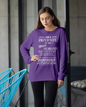 Load image into Gallery viewer, I Am A Proud Wife Of An Irish Husband Gift For Family Unisex Long Sleeve