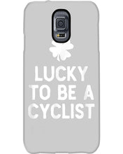 Load image into Gallery viewer, Lucky To Be A Biker Pilot Clover St Patrick's Day Gift Phone case