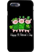 Load image into Gallery viewer, Pig Wear Plaid Shirt And Top Hat St Patrick's Day Gift Phone case