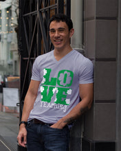 Load image into Gallery viewer, Teaching Love Clover St Patrick's Day Gift Guys V-Neck