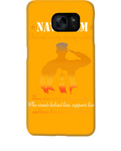 Load image into Gallery viewer, Son Gift For Navy Mom Behind Every Strong Soldier Phone case