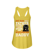 Load image into Gallery viewer, Someone Special To Be A Newfoundland Daddy Gift For Dog Lovers Ladies Flowy Tank