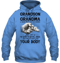 Load image into Gallery viewer, Can't Be Broken Grandma And Grandson Hoodie