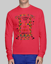 Load image into Gallery viewer, Gift For Autism Angel Grandma I Used To Be His Angel Now He's Mine Unisex Long Sleeve