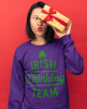 Load image into Gallery viewer, Irsih Drinking Team Green Shamrock St Patrick's Day Sweatshirt