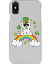 Load image into Gallery viewer, Llama Sitting On Rainbow Clovers St Patrick's Day Gift Phone case