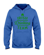 Load image into Gallery viewer, Irsih Drinking Team Green Shamrock St Patrick's Day Hoodie