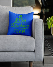 Load image into Gallery viewer, Irsih Drinking Team Green Shamrock St Patrick's Day Pillow Cover