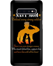 Load image into Gallery viewer, Son Gift For Navy Mom Behind Every Strong Soldier Phone case