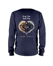Load image into Gallery viewer, Horses From Our First Kiss Custom Name Gift For Girlfriend Unisex Long Sleeve
