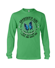 Load image into Gallery viewer, Blue Butterfly Gift For Angel Grandma Your Wings Were Ready Unisex Long Sleeve