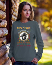 Load image into Gallery viewer, Birthday Gift For August Girl The Soul Of A Witch Sweatshirt