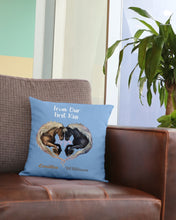 Load image into Gallery viewer, Horses From Our First Kiss Custom Name Gift For Girlfriend Pillow Cover