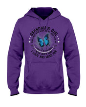 Load image into Gallery viewer, Blue Butterfly Gift For Angel Grandma Your Wings Were Ready Hoodie