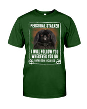 Load image into Gallery viewer, Black Pekingese Personal Stalker St. Patrick's Day Printed Mug Guys Tee