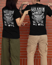 Load image into Gallery viewer, God Knew I Needed An Angel Gift For Husband Guys Tee