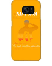 Load image into Gallery viewer, Son Gift For Navy Mom Behind Every Strong Soldier Phone case