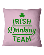 Load image into Gallery viewer, Irsih Drinking Team Green Shamrock St Patrick's Day Pillow Cover
