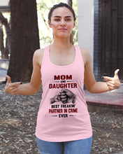Load image into Gallery viewer, Mom And Daughter Best Freaking Partner In Crime Ever Ladies Flowy Tank
