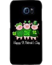 Load image into Gallery viewer, Pig Wear Plaid Shirt And Top Hat St Patrick's Day Gift Phone case