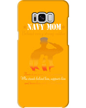 Load image into Gallery viewer, Son Gift For Navy Mom Behind Every Strong Soldier Phone case