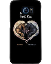 Load image into Gallery viewer, Horses From Our First Kiss Custom Name Gift For Girlfriend Phone case