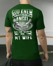 Load image into Gallery viewer, God Knew I Needed An Angel Gift For Husband Guys Tee