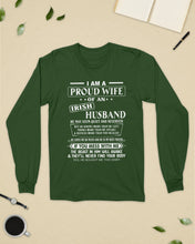 Load image into Gallery viewer, I Am A Proud Wife Of An Irish Husband Gift For Family Unisex Long Sleeve