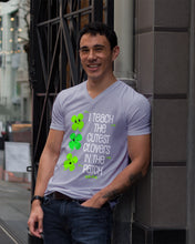 Load image into Gallery viewer, Lovely Clover Smiling I Teach The Cutest Clovers In The Patch St Patrick's Day Gift Guys V-Neck